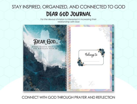 Stylish and visually appealing cover page of a planner or Digital journal, showcasing an elegant design and layout.